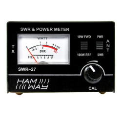 HAM-WAY SWR-27 Medidor SWR com wattímetro