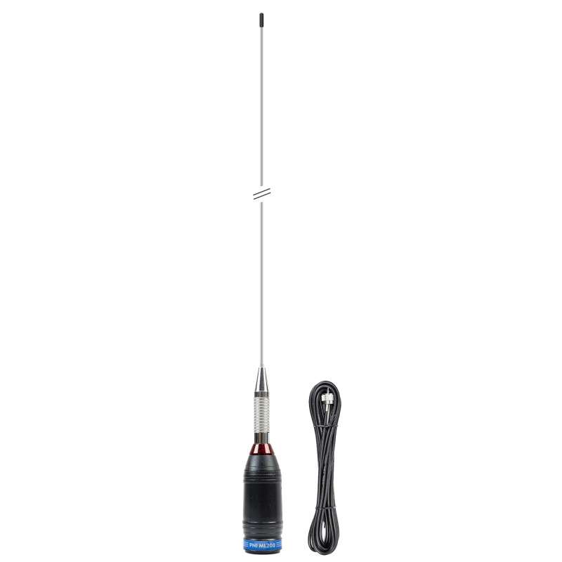 Antena CB PNI ML200, comprimento 200cm, 26-28MHz, 1000W