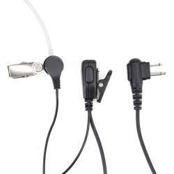 Auriculares con micrófono y tubo acústico HM92 con enchufe de 2 pines