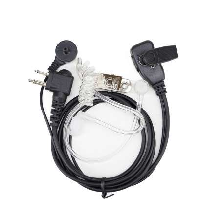 1-Pin Bodyguard Tubo Acustico Cuffia Auricolare Con Microfono PTT