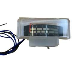 Medidor S/RF con LED AZUL, aspecto retroiluminado