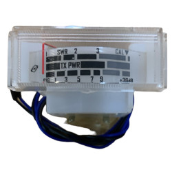 Medidor S/RF/SWR con LED azul, apariencia de luz frontal