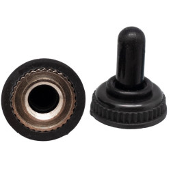 Protective cover for M6 threaded toggle switches - black