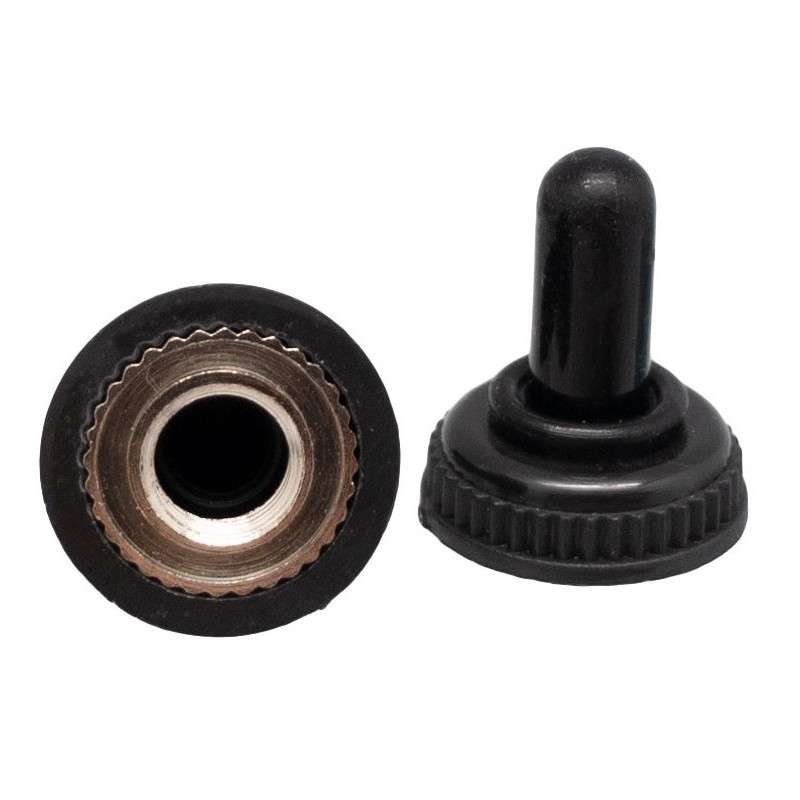 Protective cover for M6 threaded toggle switches - black