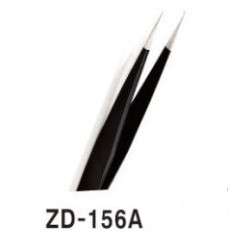 Pinça ESD ZD-156A, 125x11mm, alta precisão