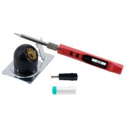 ZD-8950 soldering iron, digital, temperature adjustable, 10-30W - Black