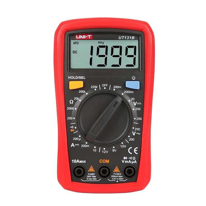 Digital Multimeter (250Vac/dc 10Adc 20MΩ) - Uni-T UT131B