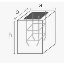 Galvanized 3 meter mast kit