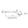 Ponta de substituição 79-7211 W2-1