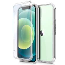 Capa COOL de Silicone 3D para iPhone 12 / 12 (frente e verso transpare