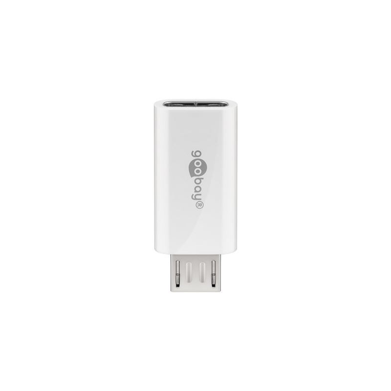 USB-C Female to Micro USB-B 2.0 Male OTG Adapter