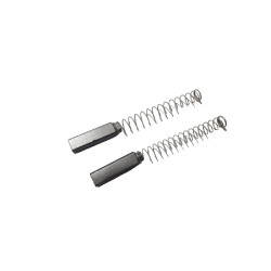 Escobilla de carbón universal - 4x4x15mm con resorte de 30mm (1 par)