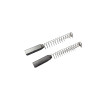 Escobilla de carbón universal - 4x4x15mm con resorte de 30mm (1 par)