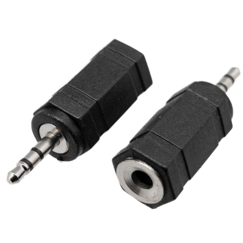 Adaptador Jack2.5 macho - Jack3.5 fêmea - STEREO