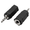 Adaptador Jack2.5 macho - Jack3.5 fêmea - STEREO