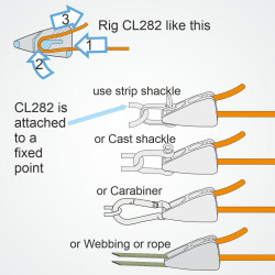 Line-Lok Rope Tensioner 1-3mm Micros tie-down