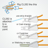 Line-Lok Rope Tensioner 1-3mm Micros tie-down