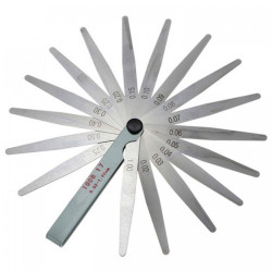 Clearance Measuring Tool (0.02mm to 1.0mm) - 17 pcs