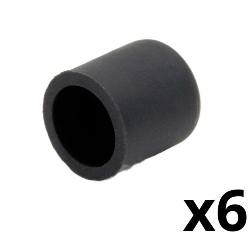 Tapón Protector de Silicona para RCA hembra - Color Negro - Blíster de