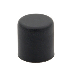 Silicone Protective Cap for Female RCA - Black - Blister Pack of 6 Uni