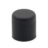 Silicone Protective Cap for Female RCA - Black - Blister Pack of 6 Uni