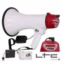 Megaphone 35W rechargeable battery microphone and reader USB/SD/AUX