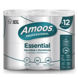 Toilet Paper 24mts 2Fls Amoos 12 Rolls