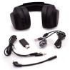 Wireless Stereo PC / PS4 / PS5 Gaming Headphones COOL Leopard 7.1 Blac