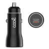 Universal Car Charger Input Type C (PD) COOL (18W) Black