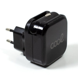 Cargador Universal Entrada 2 x USB + Cargador de Coche (2.1 Amp) COOL