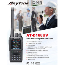 AnyTone AT-D168UV DMR Dual Band Walkie