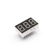 3x 7 Segment Display 14.2mm, red, common anode, 12pin