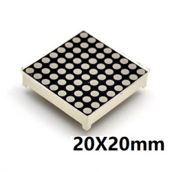 Led Dot Matrix 8X8 Ø:1.90mm 20X20mm 16PIN