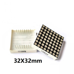 Matriz de pontos LED 8X8 Ø:3,00mm 32X32mm 16PIN