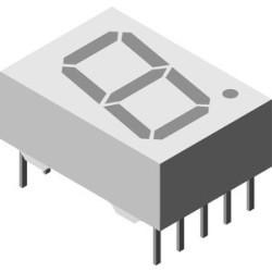 7 Segment Display 13mm, red, common anode - TDSR5150G