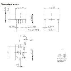 7 Segment Display 13mm, red, common anode - TDSR5150G