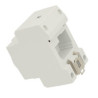 Schuko socket 230VAC 16A for DIN rail Gray