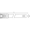 Reusable clamps with quick-release mechanism