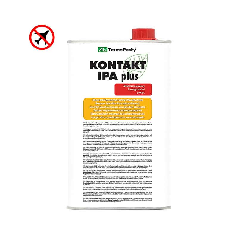 Alcohol isopropílico (isopropanol) para limpieza - 1000ml - AG TermoPa