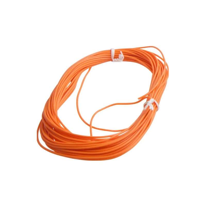 Roll of multistrand copper wire Ø1.1mm 1x0.14mm² - orange - 10m