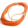 Roll of multistrand copper wire Ø1.1mm 1x0.14mm² - orange - 10m