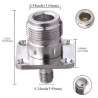Adaptador SMA femea - N femea de painel