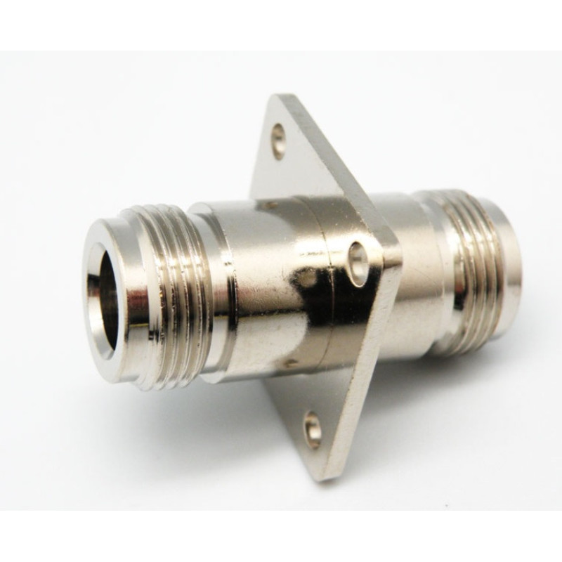 Union N 2x female for 4-hole panel