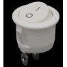 Interruptor basculante redondo 2 posiciones estables (SPST) ON-OFF