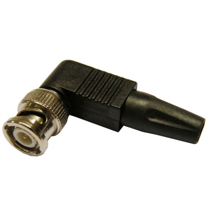 Conector BNC tornillo macho 90º