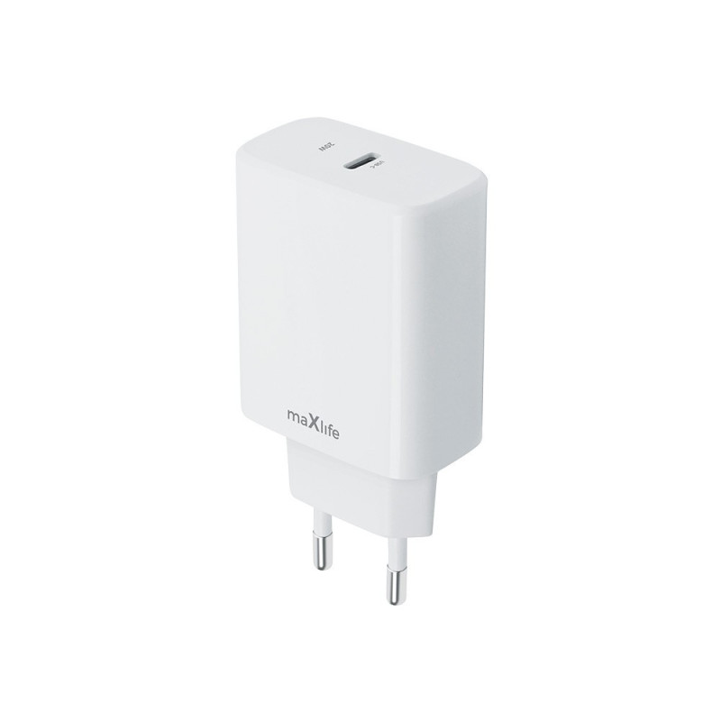 Fuente de alimentación/cargador 1xUSB-C PD QC 20W - Maxlife MXTC-10-20