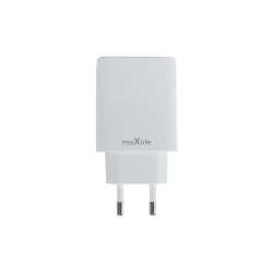 Fuente de alimentación/cargador 1xUSB-C PD QC 20W - Maxlife MXTC-10-20