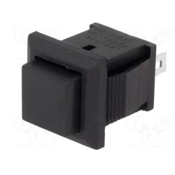 Botão interruptor de pressão monoestável OFF-(ON) 250VAC 1A (2 pinos)