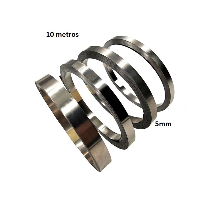 Fita de Níquel para Baterias 18650 Soldadura por Pontos 5x0.12mm - 10m