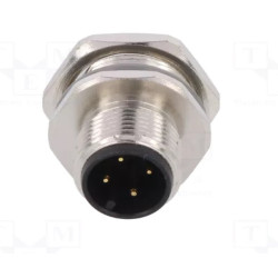Ficha M12 macho 4 pinos TE Connectivity T4132012041-000